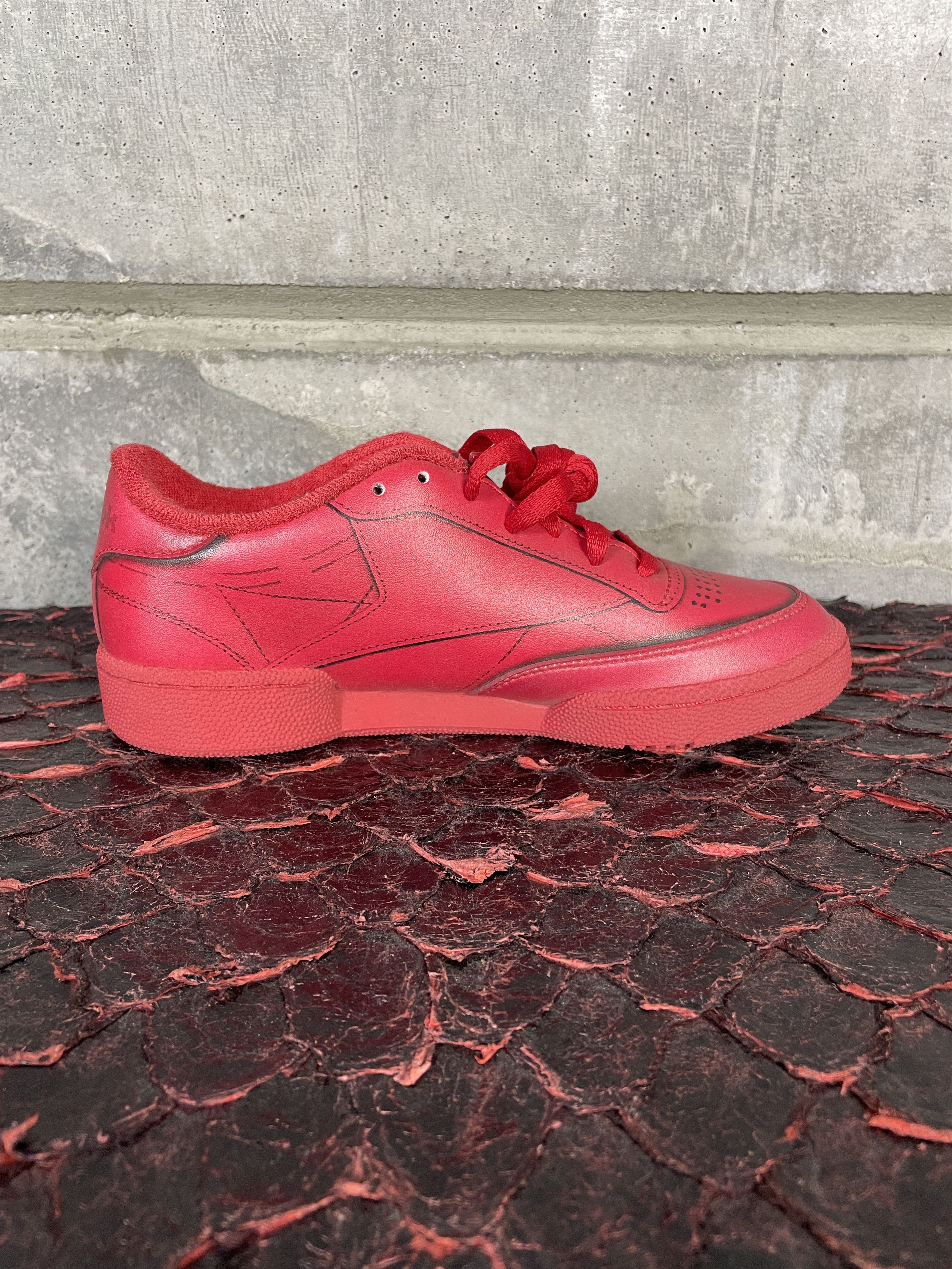 Maison Margiela × Reebok REEBOK X MAISON MARGIELA PROJECT 0 CC TL RED Size US 5 / EU 37 - 3 Thumbnail