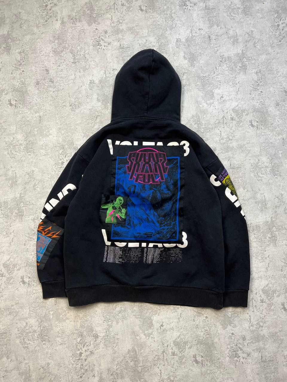 Diesel Diesel Haute Kultur Black Hoodie Big Logo Size US S / EU 44-46 / 1 - 10 Thumbnail
