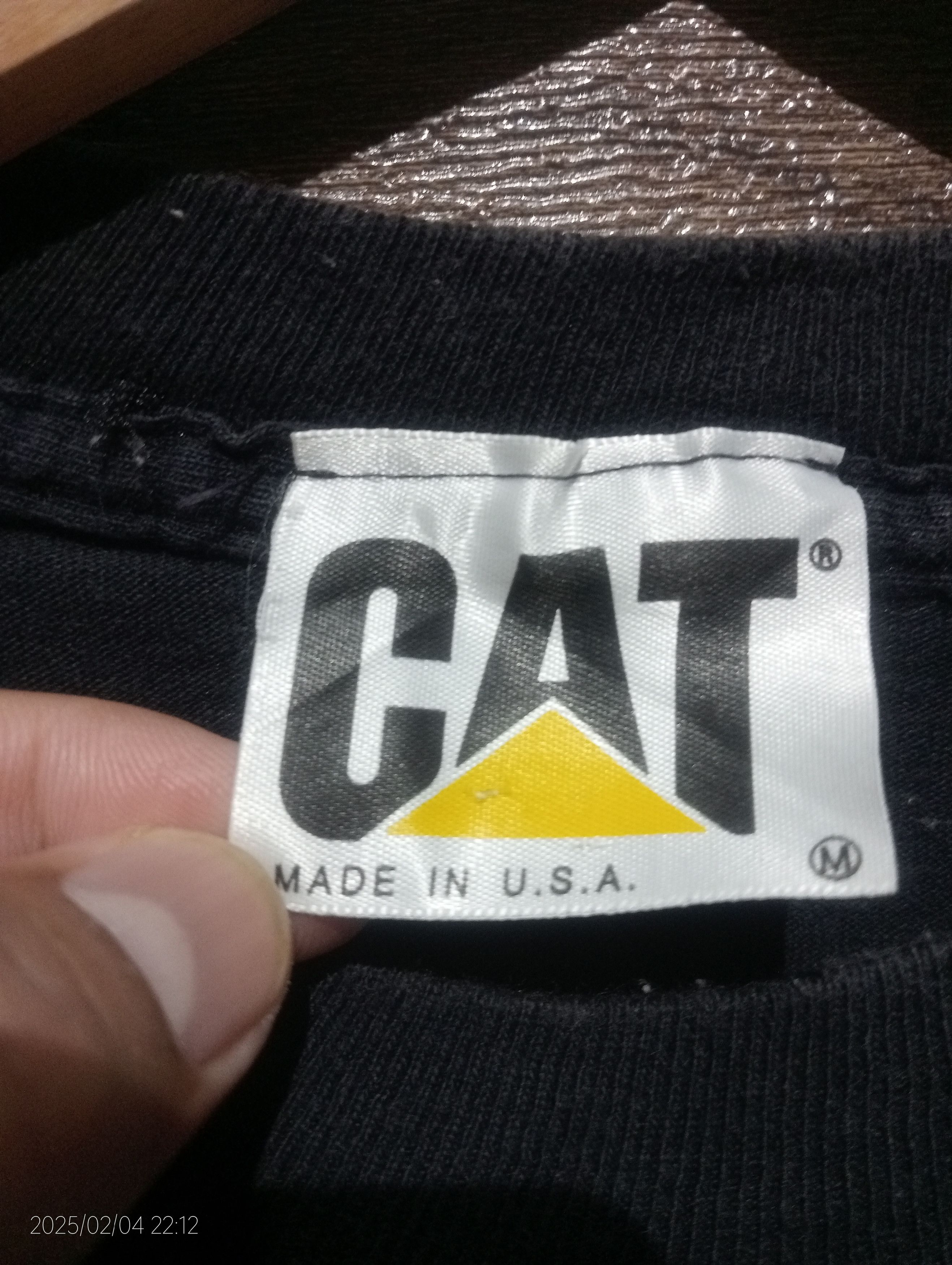 Caterpillar Vintage 1993 Single Stitch Caterpillar Tee USA Very Rare Size US M / EU 48-50 / 2 - 3 Thumbnail