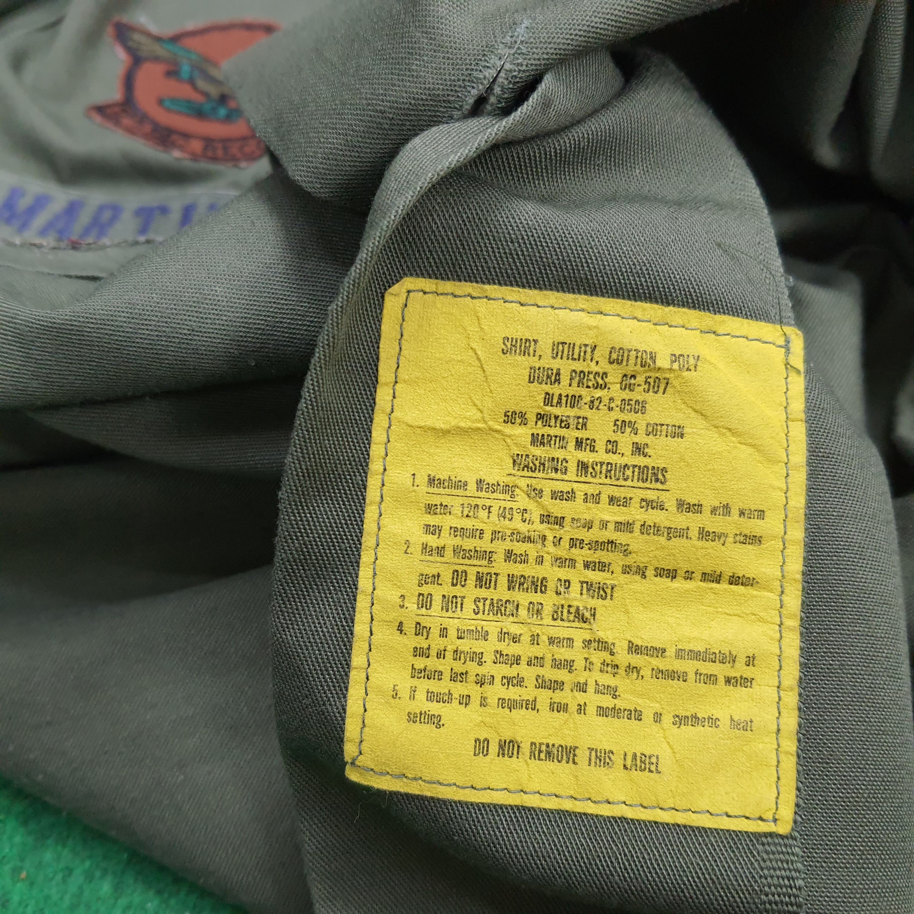 Vintage Vintage US Air Force Work Shirt Long Sleeve Size US M / EU 48-50 / 2 - 7 Thumbnail