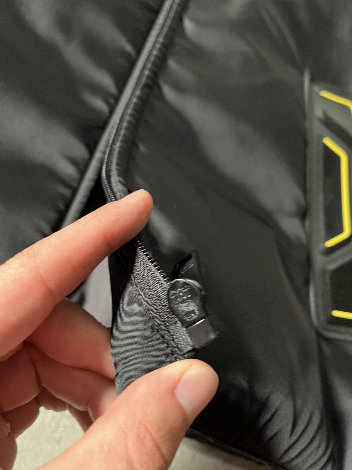 Prada Prada Re-Nylon padded bomber jacket black yellow Size US M / EU 48-50 / 2 - 10 Thumbnail