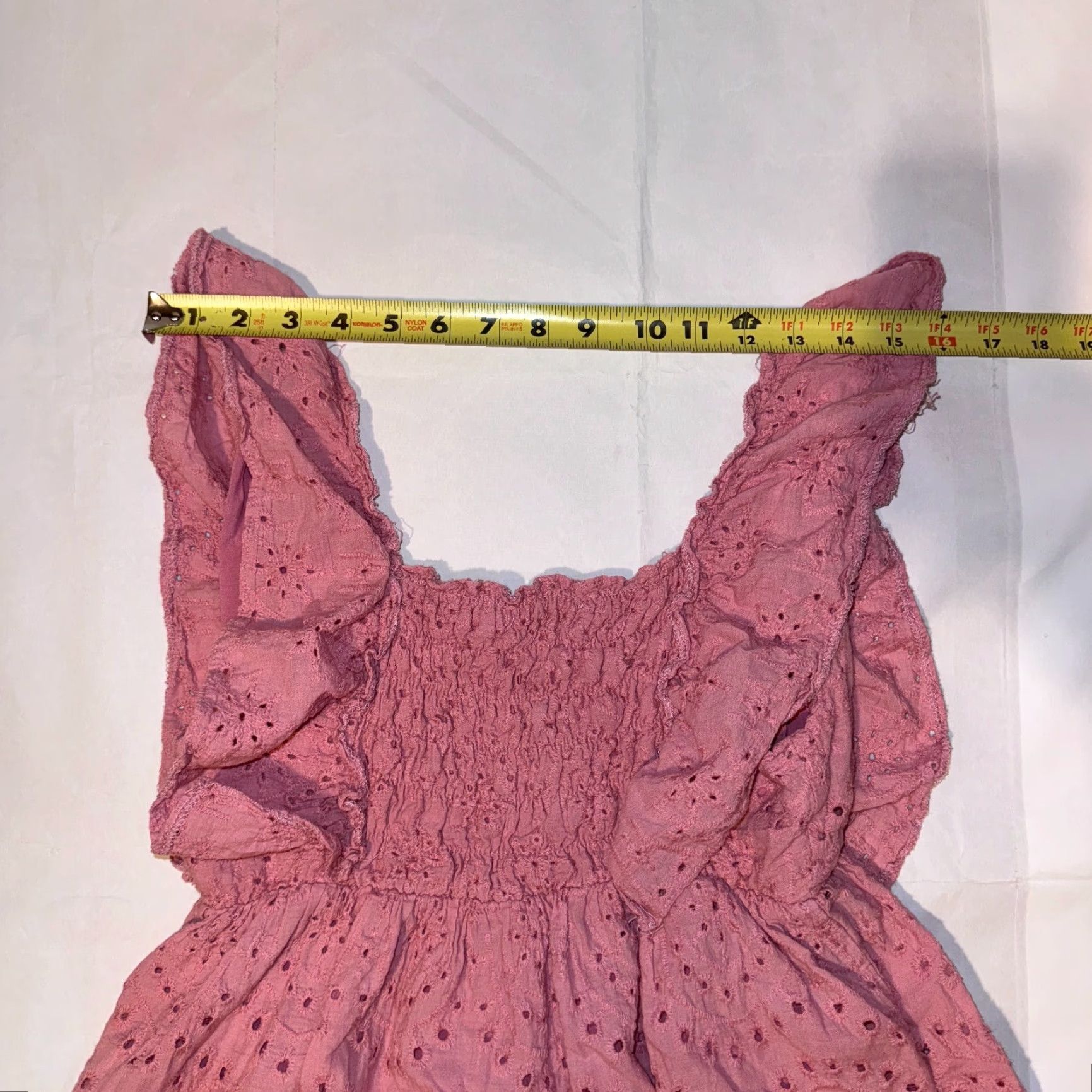 Vintage Mustard Seed Women's Pink Ruffled Sleeveless Mini Dress Sz S] Size S / US 4 / IT 40 - 6 Thumbnail