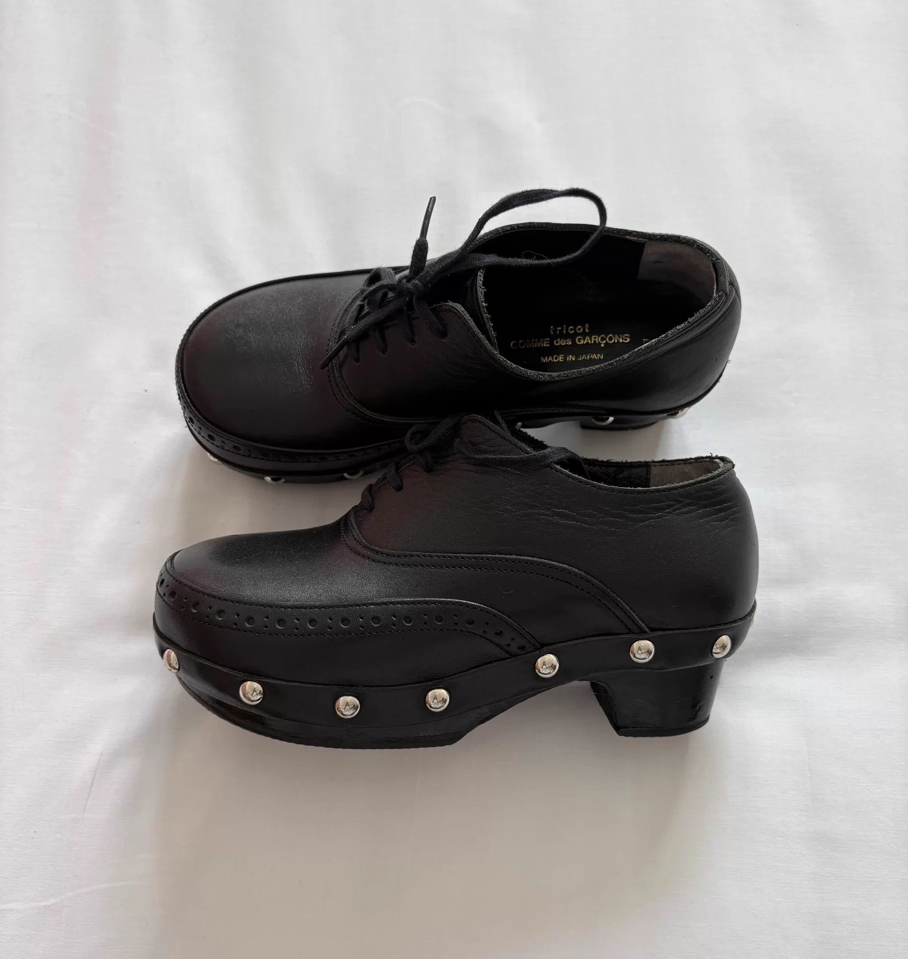 Comme des Garcons Comme des Garçons CDG Studded Round Toe Geta 22cm 35-36 Size US 5 / IT 35 - 7 Thumbnail