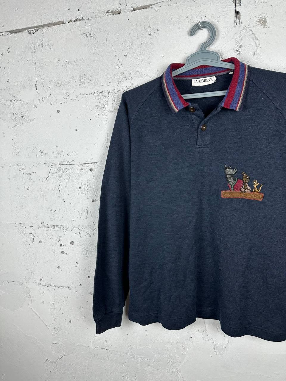 Iceberg × Vintage history iceberg disney pluto wool Rugby sweater Size US L / EU 52-54 / 3 - 3 Thumbnail
