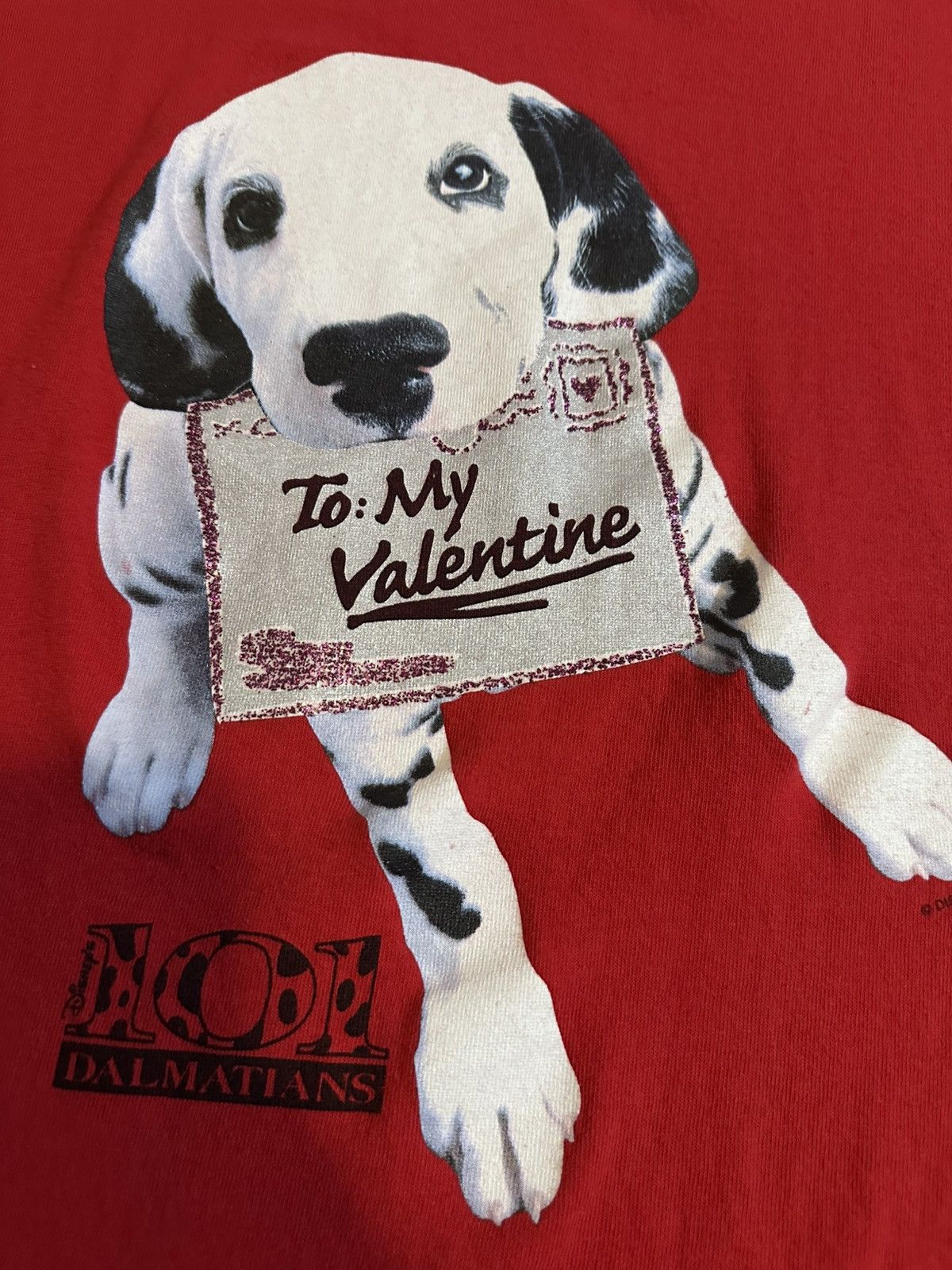 Disney 101 Dalmatians Valentines Day Vintage Shirt Size US L / EU 52-54 / 3 - 2 Thumbnail