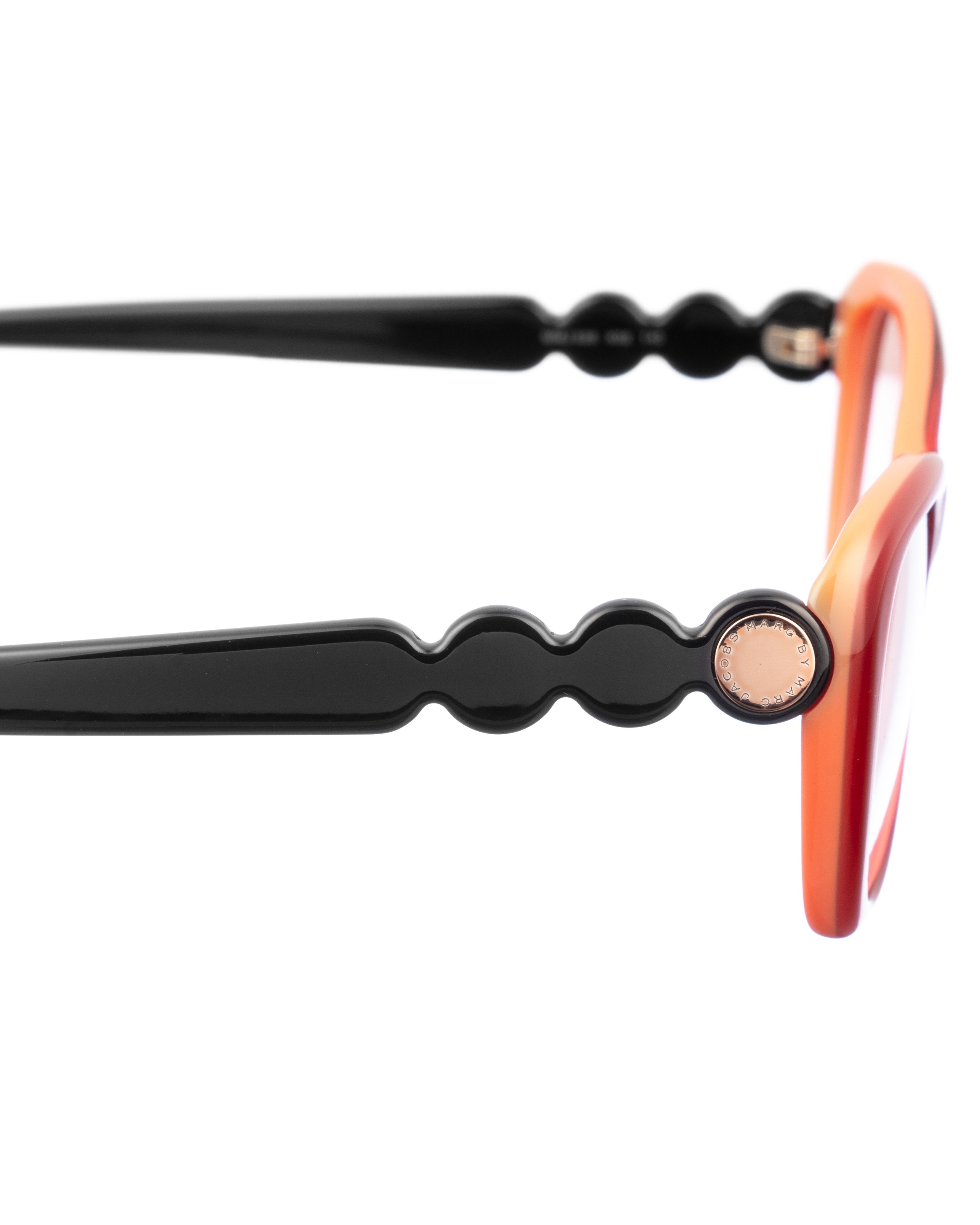 Marc by Marc Jacobs Marc by Marc Jacobs 00s Red, Orange & Black Glasses Size ONE SIZE - 3 Thumbnail