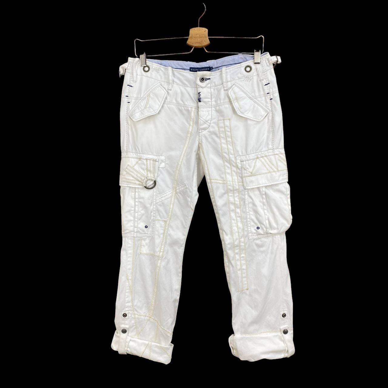 Polo Ralph Lauren Polo Ralph Lauren Off-White Utility Cargo spider-web Stitch Size US 30 / EU 46 - 15 Thumbnail