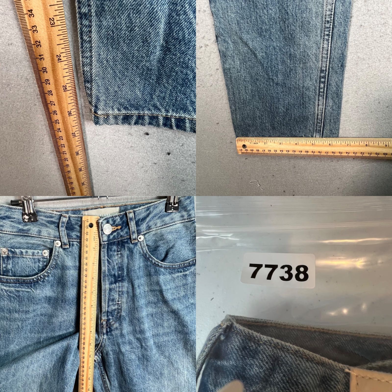 Everlane VINTAGE Everlane Curvy 90s Straight Jeans Women's Size 26 Blue Organic Cotton Denim Size 26" / US 2 / IT 38 - 8 Thumbnail