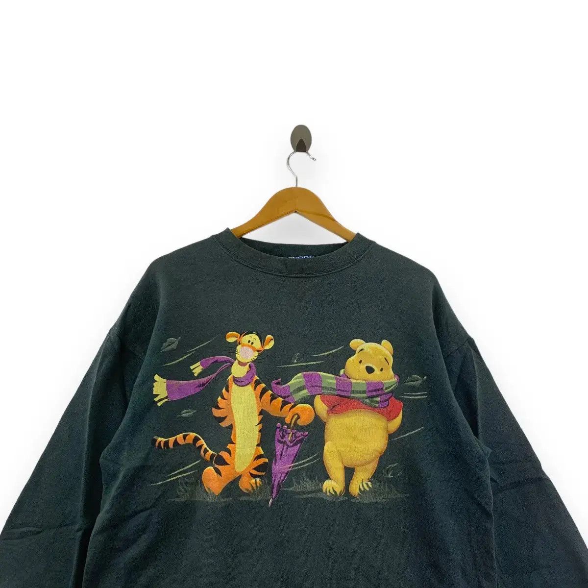 Disney Vintage JERRY LEIGH Winnie The Pooh Tigger Sweatshirt Size M / US 6-8 / IT 42-44 - 2 Thumbnail