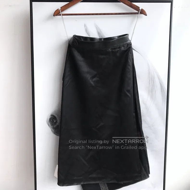 Hermes Hermes Wool and Leather Skirt, Knee-Length Mid-Length Size 42" / US 20 - 3 Thumbnail