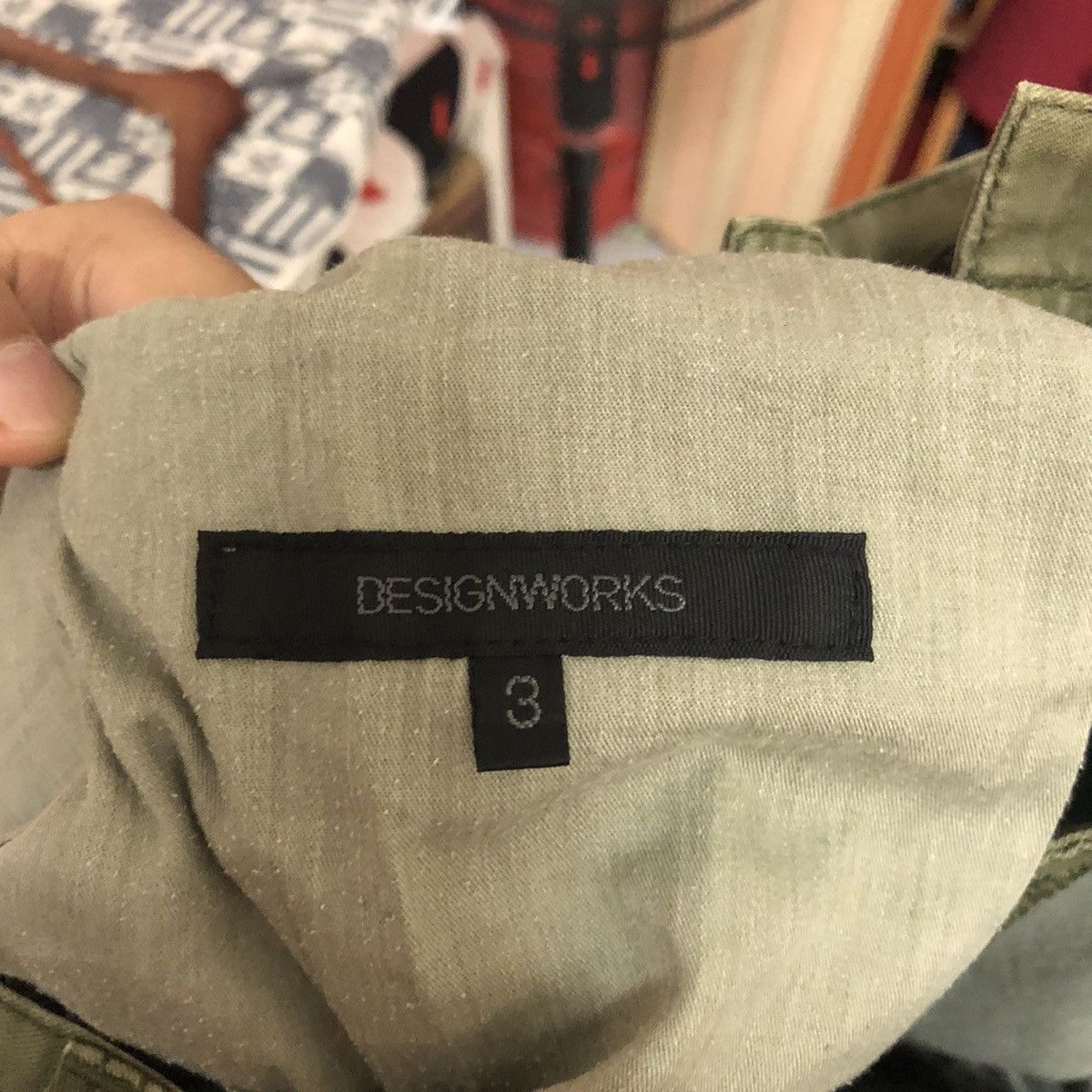 Japanese Brand DL Design Work Green Cargo Multipocket Pants #C634 Size US 31 - 20 Thumbnail
