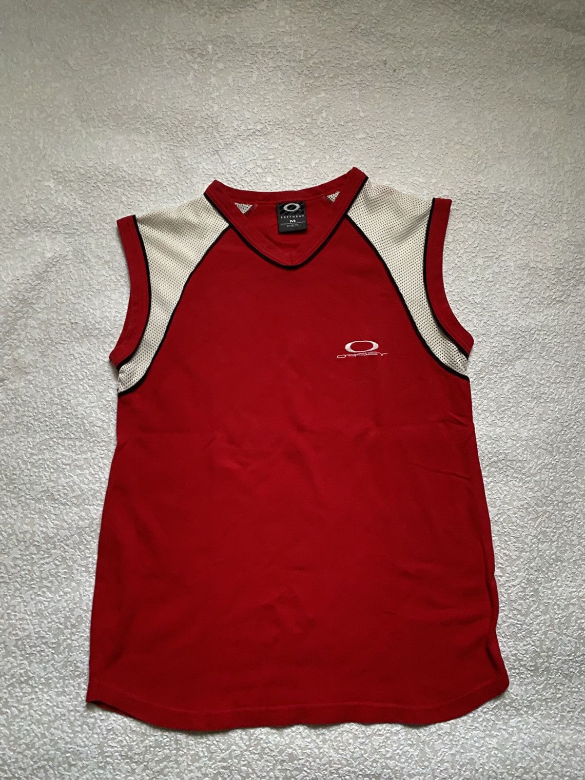 Oakley Y2K Oakley tank top athletic Men’s M. Early 2000s Red USA Size US M / EU 48-50 / 2 - 1 Thumbnail