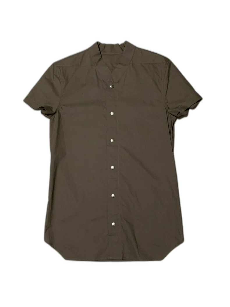 Rick Owens rick owens short sleeve button shirt Size US XL / EU 56 / 4 - 1 Thumbnail