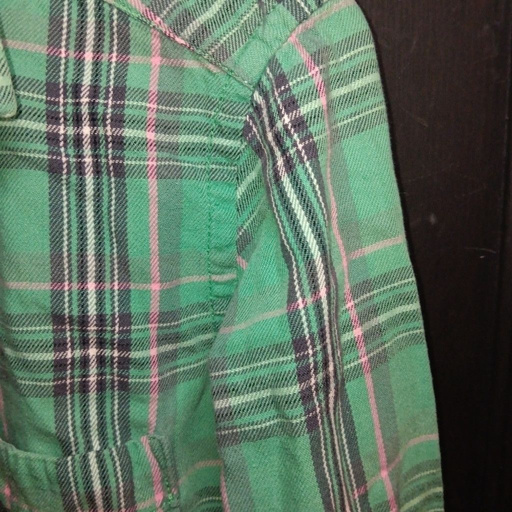 Quiksilver Flannel, womens flannel, green/pink,XXS, Size XXS / US 00 / IT 34 - 5 Thumbnail