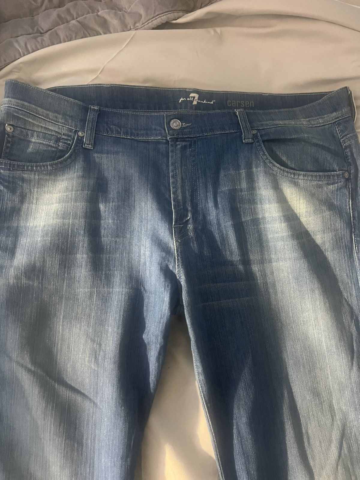 Seven 7 Seven for all Mankind 38x34 light blue denim Size US 38 / EU 54 - 2 Thumbnail