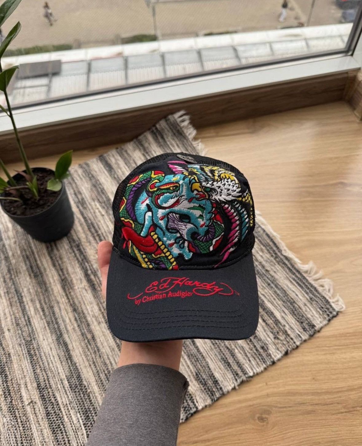 Christian Audigier × Ed Hardy Ed Hardy By Christian Audigier RARE Y2K Cap Size ONE SIZE - 1 Thumbnail