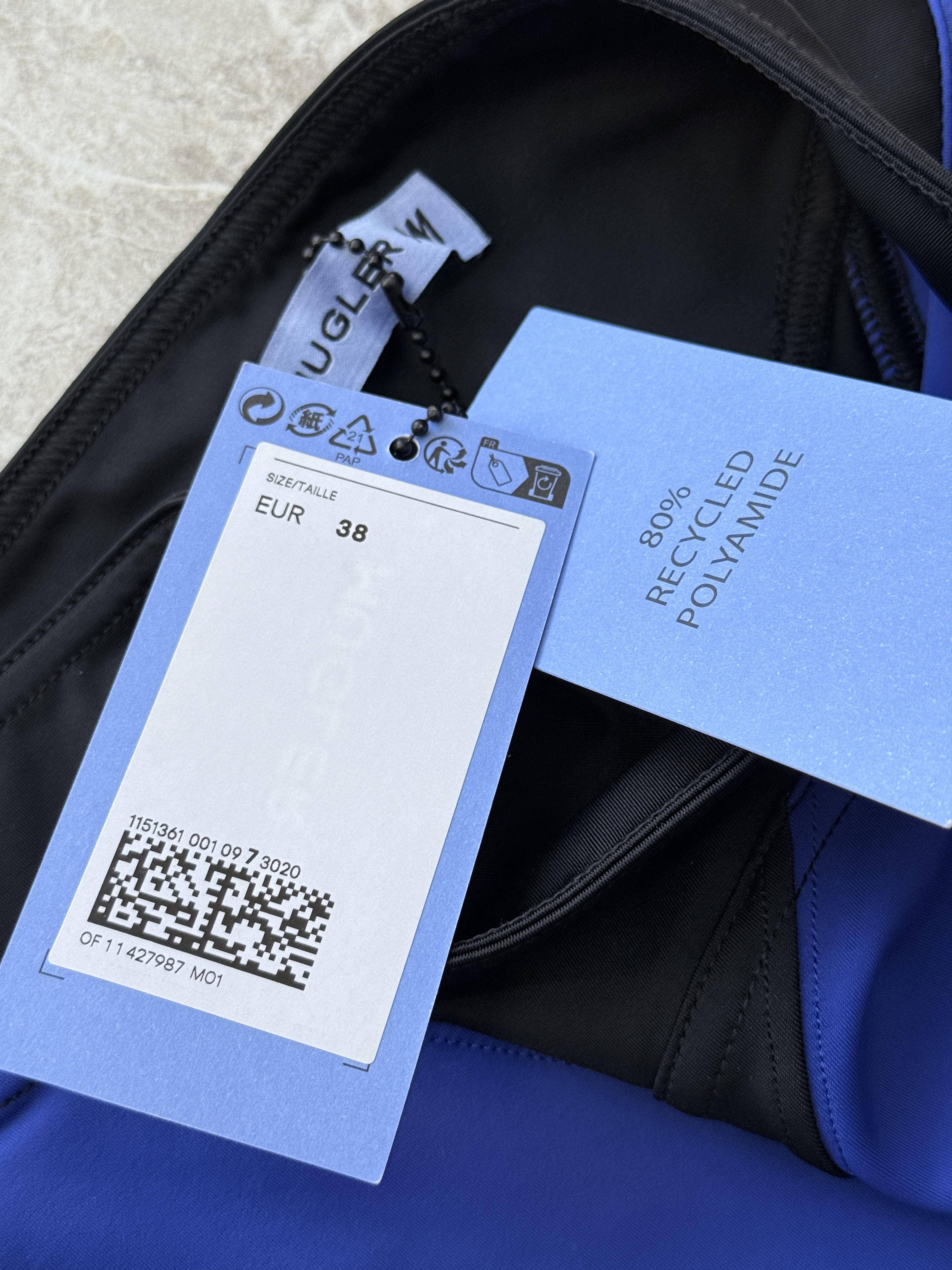 H&M × Mugler Spiral paneled leggings Size 27" / US 4 / IT 40 - 4 Thumbnail