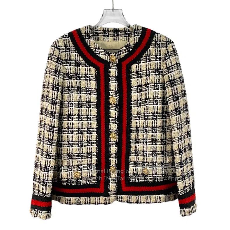 Gucci Gucci Colour-blocked striped rolled-edge plaid cotton roun Size XS / US 0-2 / IT 36-38 - 1 Thumbnail