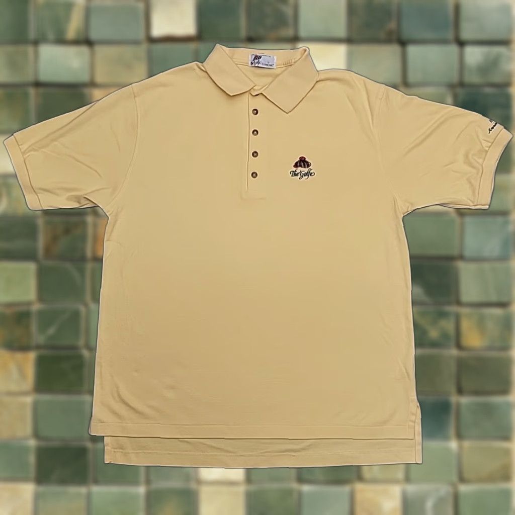 Vintage VINTAGE The Golfe Polo Shirt Mens XL Yellow Embroidered Logo USA Made Polo Golf Shirt Mens XL Yellow Embroidered Logo USA Made Size US XL / EU 56 / 4 - 1 Thumbnail