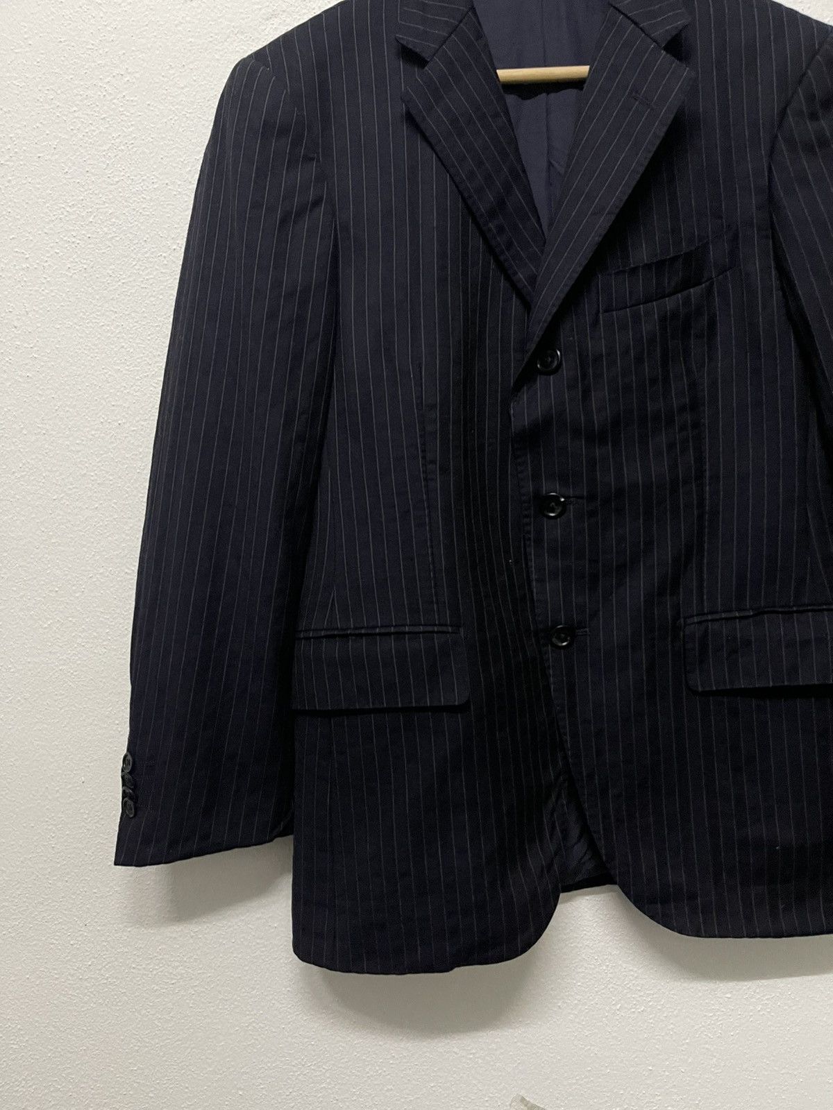 Japanese Brand × Loro Piana × Vintage 90s LORO PIANA STRIPES BLAZZER RARE DESIGN Size US S / EU 44-46 / 1 - 4 Thumbnail