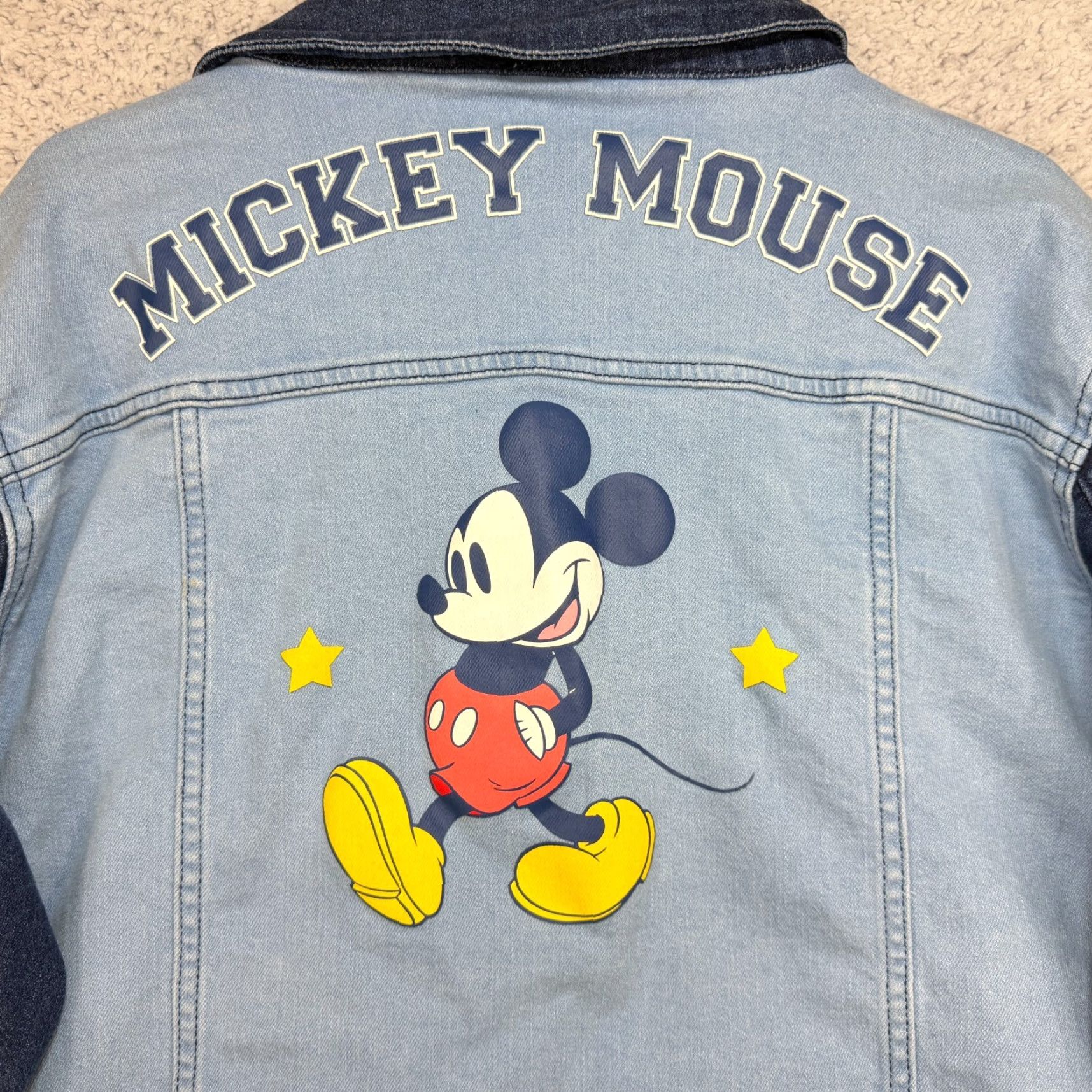 Disney Disney Parks x Her Universe Mickey Mouse Denim Jean Jacket Women’s Size 3X Jeans Jacket Blue 90s Cartoon Logo Pockets Womens Men? Size 40" / US 18 - 3 Thumbnail