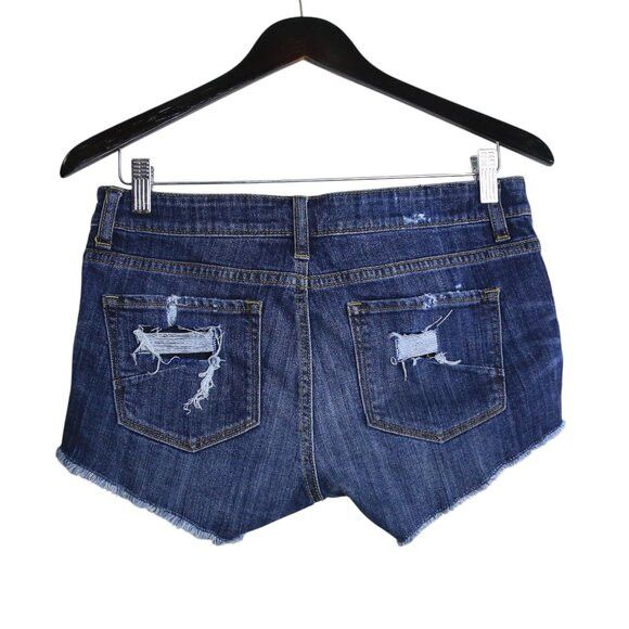 Aritzia Aritzia Talula Denim Jean Cut Off Y2K Low Rise Beach Shorts Size 27" / US 4 / IT 40 - 6 Thumbnail