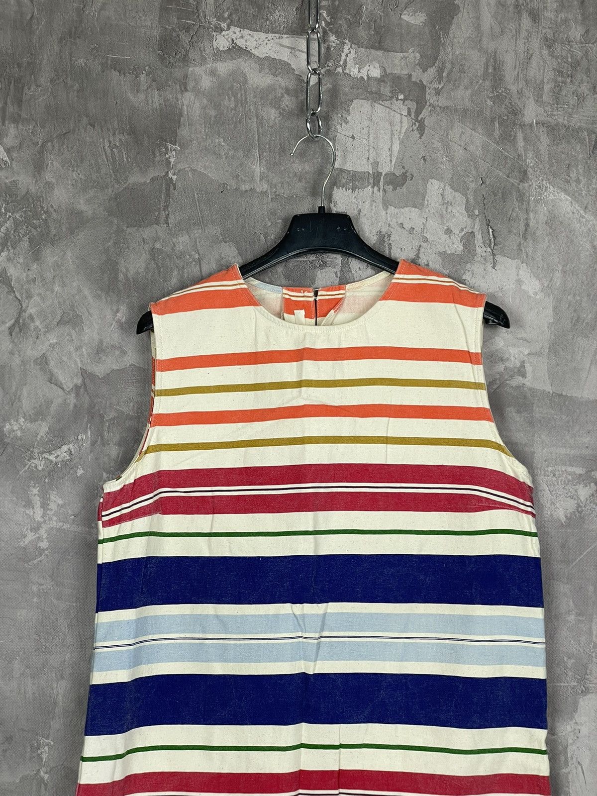 Celine Vintage Celine Luxury Cotton Sleeveless Blouse Size S / US 4 / IT 40 - 2 Thumbnail