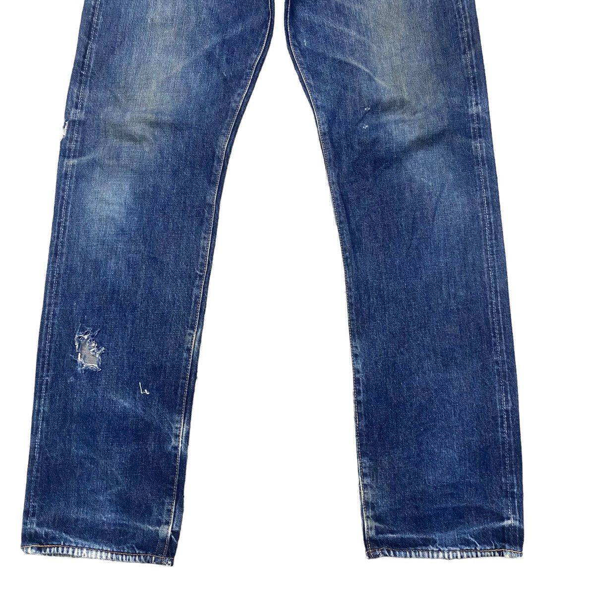 Evisu Evisu Denim Selvedge Distressed Jeans Size US 32 / EU 48 - 8 Thumbnail