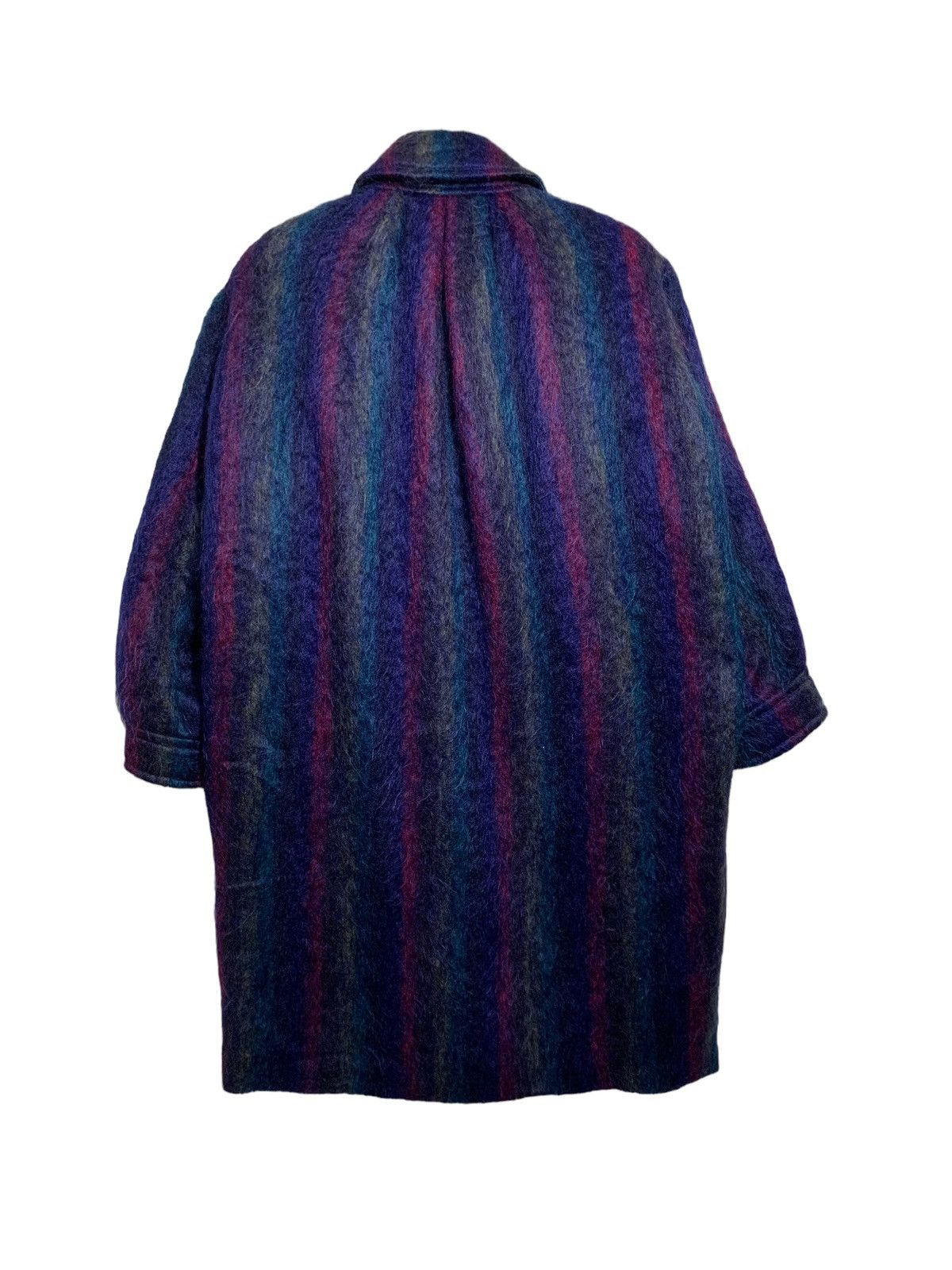Yves Saint Laurent 🔥VTG YSL MOHAIR WOOL RAINBOW STRIPES JACKET Size M / US 6-8 / IT 42-44 - 7 Thumbnail