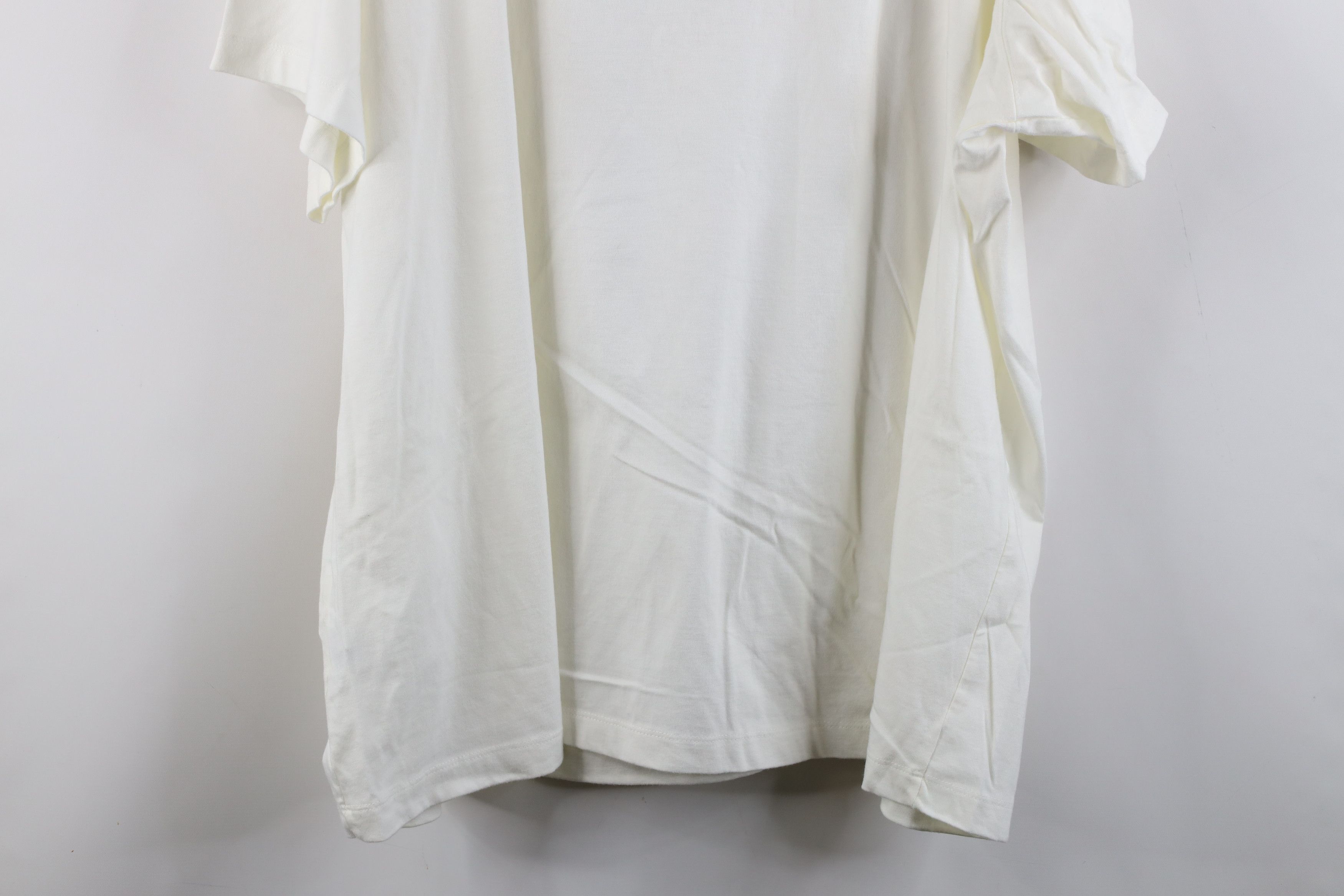 Lands' End × Vintage Vintage Lands End Blank Cotton Short Sleeve T-Shirt White Size 3XL / US 20-22 - 11 Thumbnail