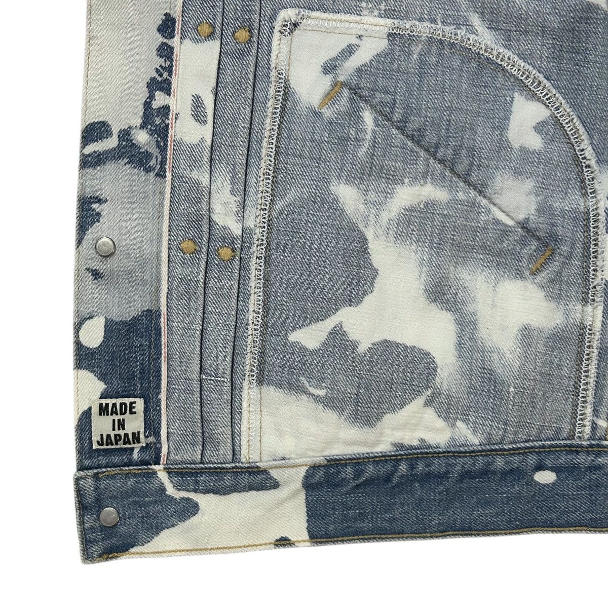 Blue Blue Japan Type II Splatter Dye Trucker Jacket Size US S / EU 44-46 / 1 - 6 Thumbnail