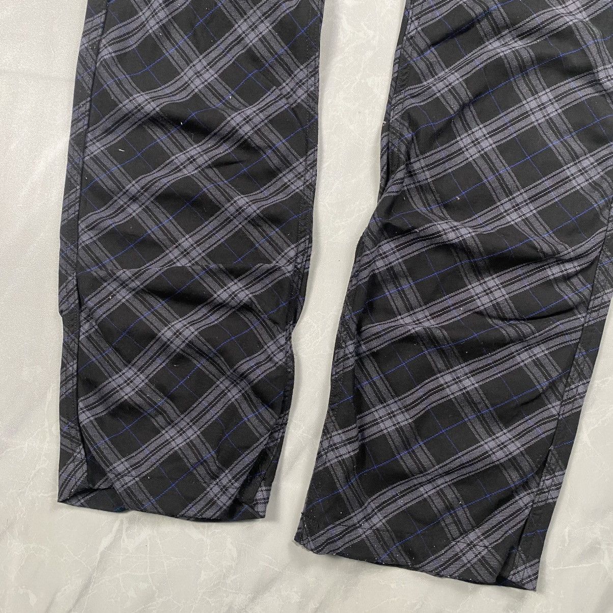 Japanese Brand y2k Japanese Tartan Punk Bondage Pants Size US 30 / EU 46 - 2 Thumbnail