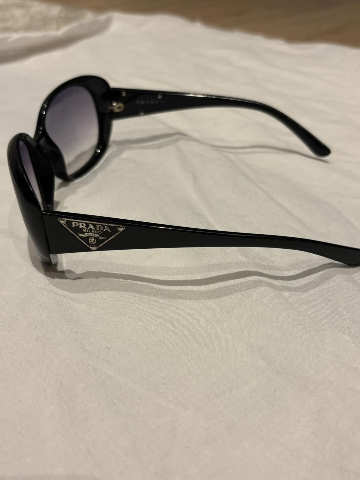 Prada Prada - Black Oversized Sunglasses with Gradient Lenses Size ONE SIZE - 3 Thumbnail