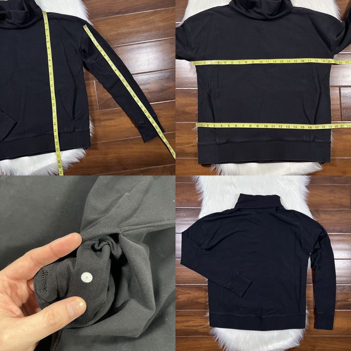 Lululemon Lululemon Size 6 Black Go Forward Pullover Sweatshirt