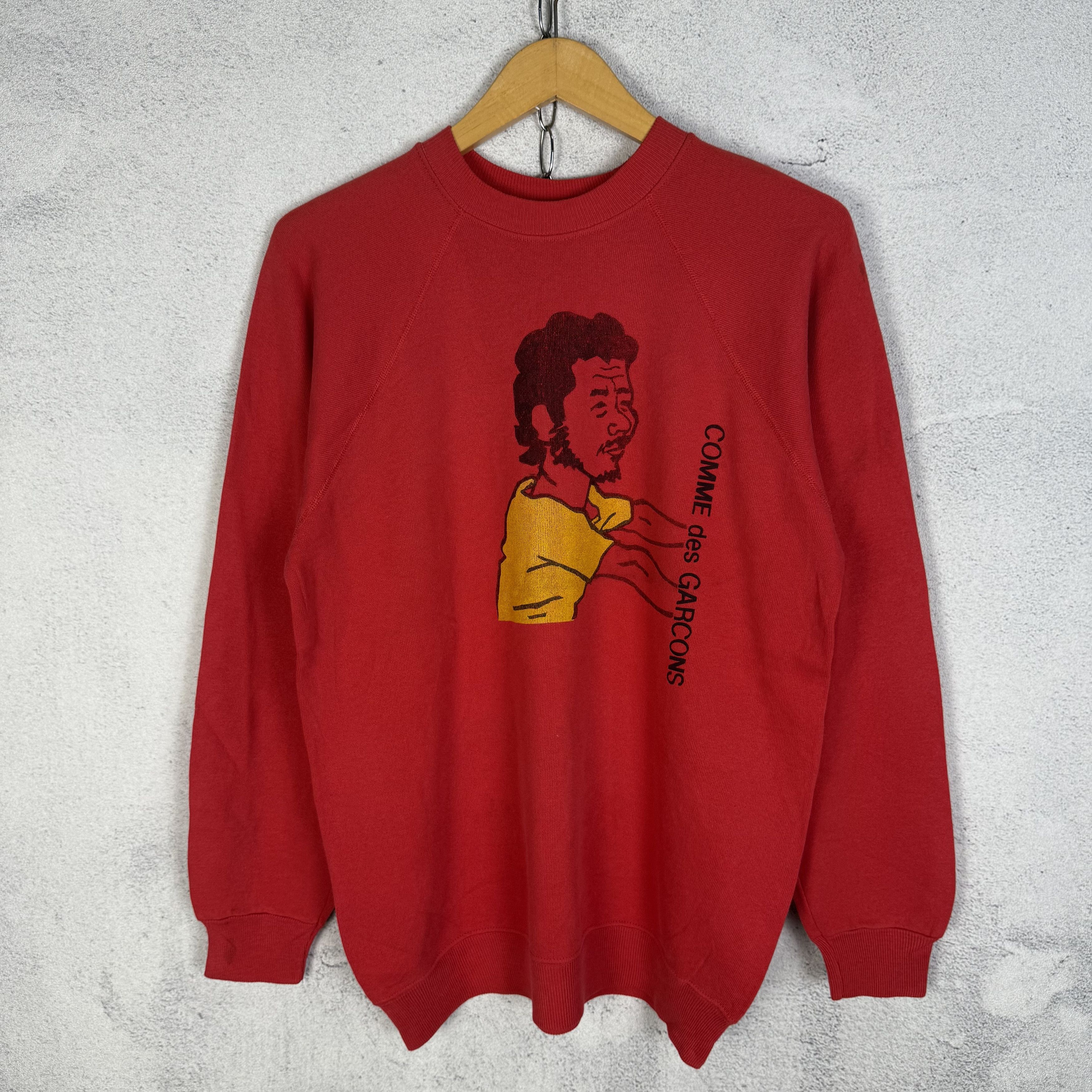 H&M × Vintage H&M Rue des Archives Red Sweatshirt | Grailed