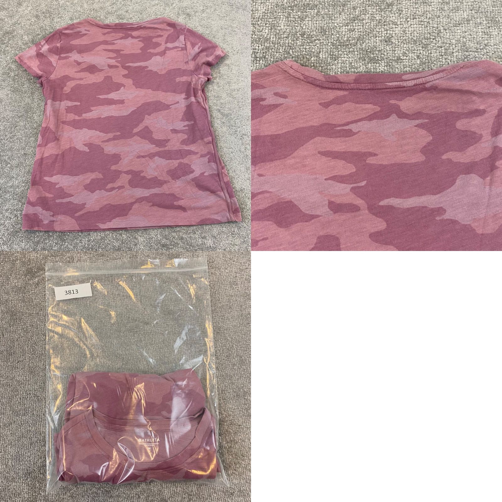 Athleta Athleta Shirt Top Womens M Pink Camouflage Daily Tee Crew Short Sleeve Organic Size M / US 6-8 / IT 42-44 - 8 Thumbnail