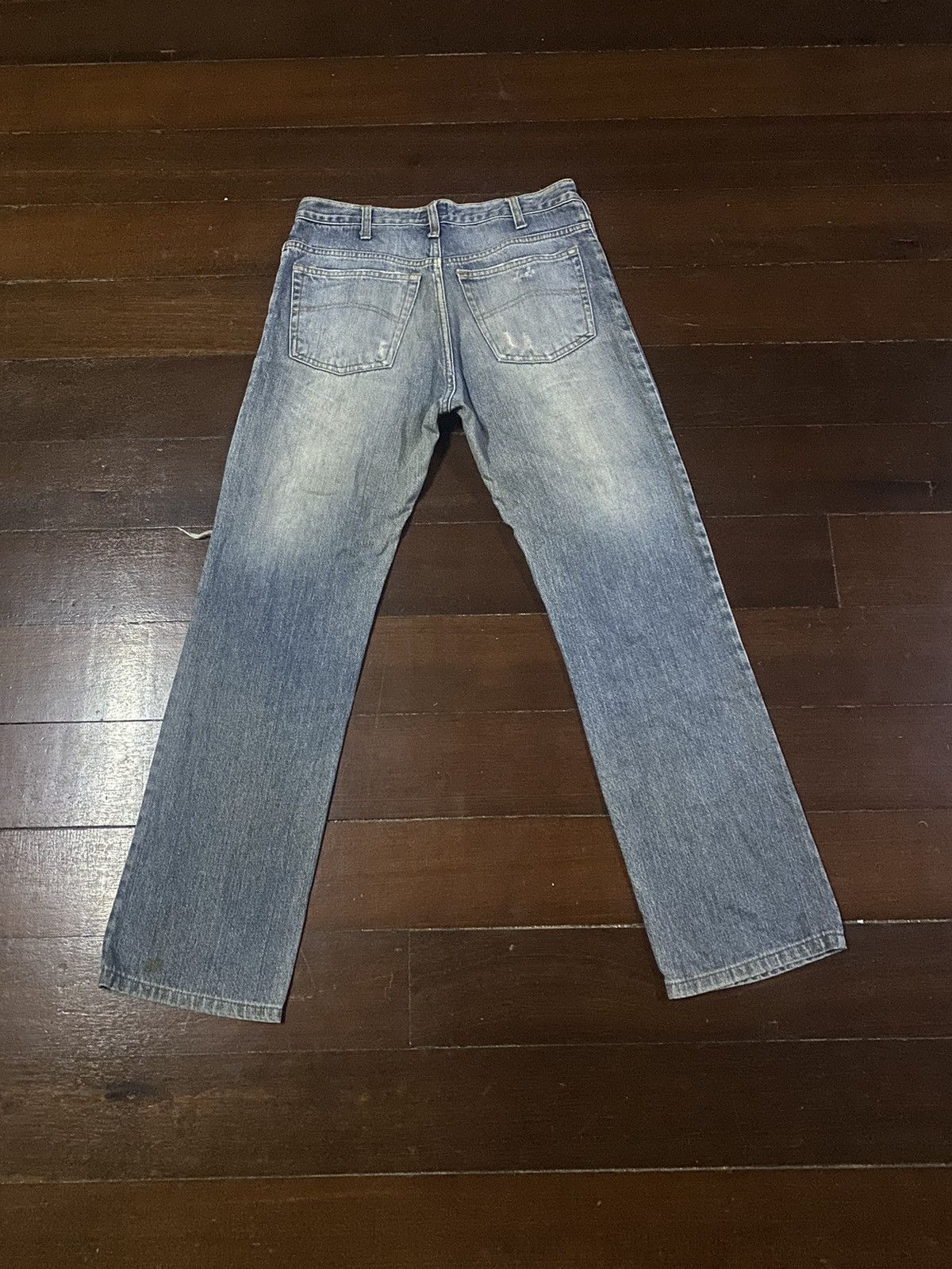 Armani × Giorgio Armani × Vintage Fire vintage ARMANI JEANS distressed mud wash flare Size US 32 / EU 48 - 14 Thumbnail