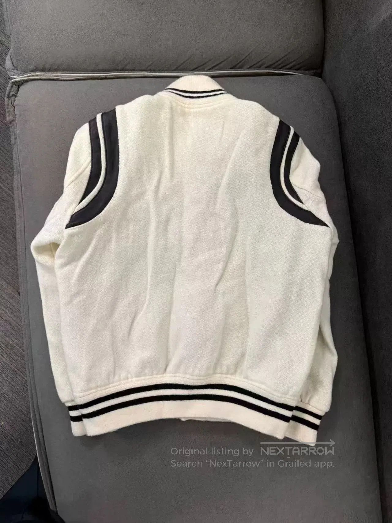 Saint Laurent Paris Saint Laurent White Varsity Jacket. Size US S / EU 44-46 / 1 - 2 Thumbnail