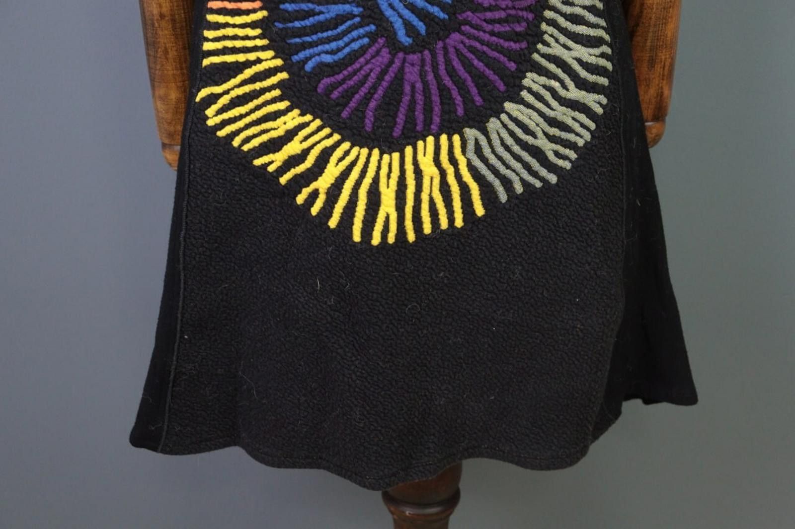 Designer Aventures des Toiles Black A-Line Mini Dress Size 42 Size M / US 6-8 / IT 42-44 - 2 Thumbnail