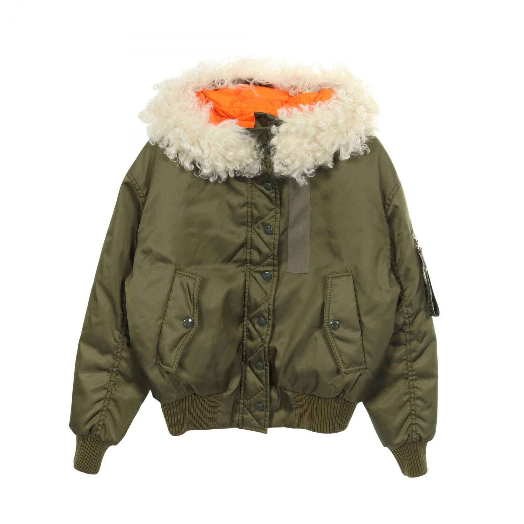 Miu Miu Miu Miu Miu Miu Nylon Down Jacket Textile Outerwear DUTY FREE for USA Size ONE SIZE - 1 Thumbnail