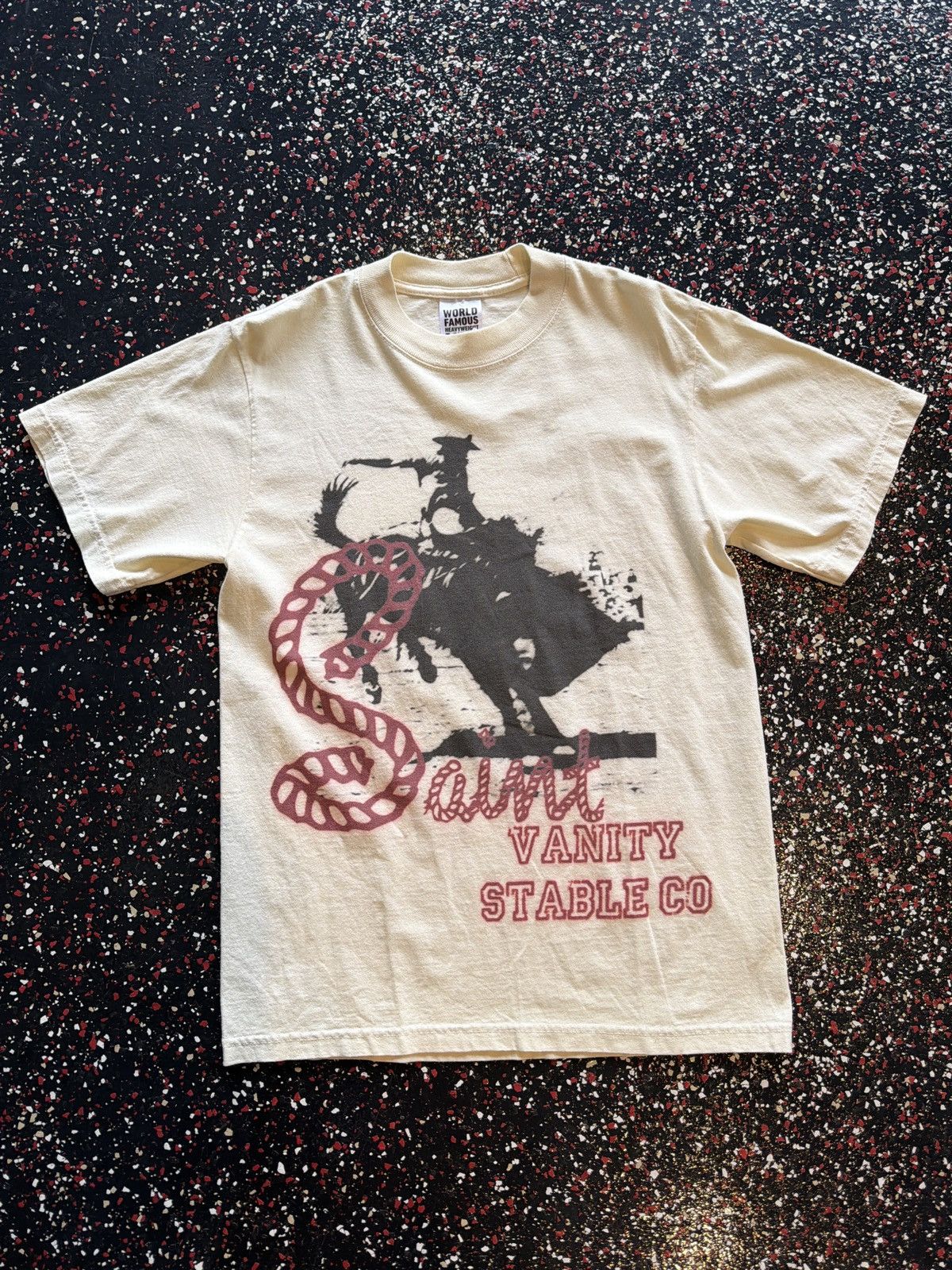 Saint Vanity Saint Vanity Cream Stable Tee Size US XL / EU 56 / 4 - 1 Thumbnail