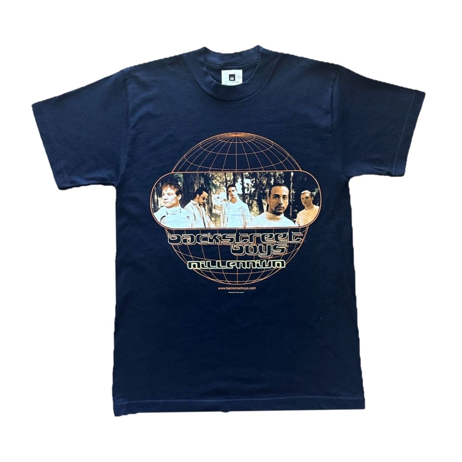 Vintage VINTAGE 90s Backstreet Boys Millennium Promo Shirt M Black Short Sleeve Crew Neck Graphic Print Winterland Men Size US M / EU 48-50 / 2 - 2 Thumbnail