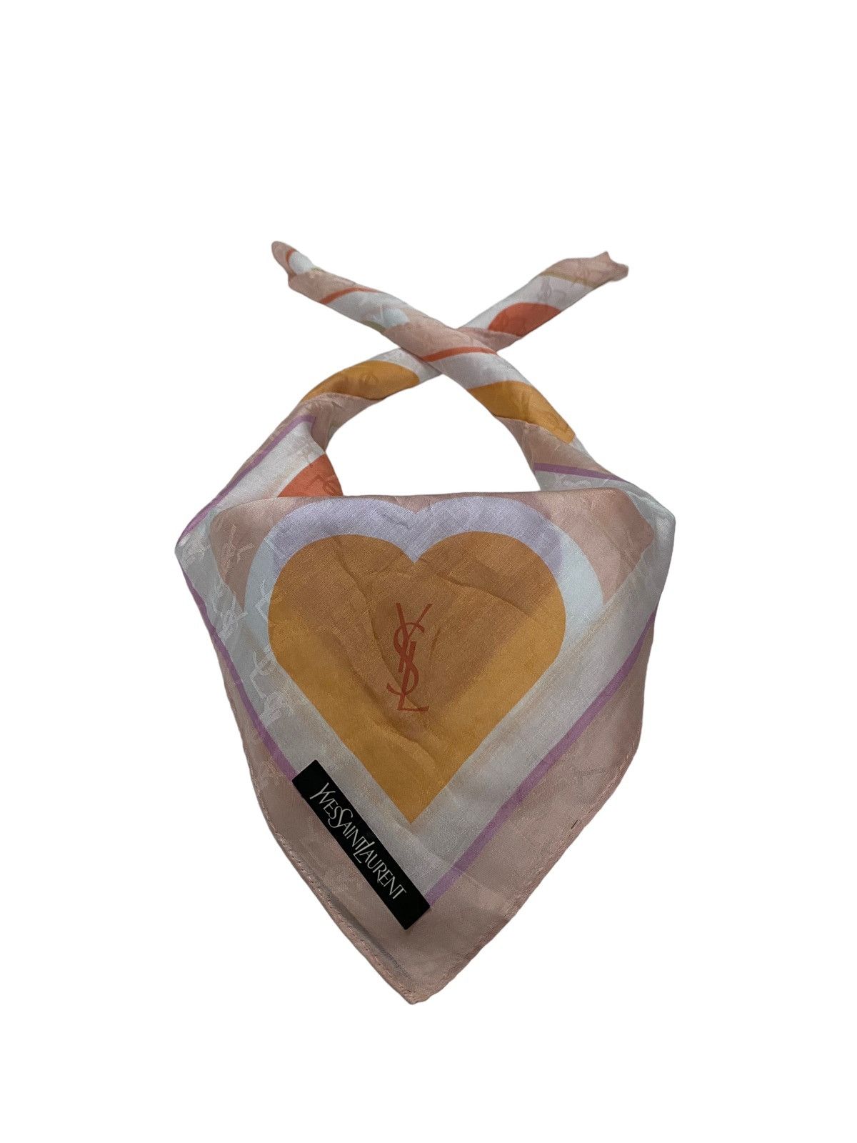 Yves Saint Laurent Vintage Yves Saint Laurent Love Love Handkerchif Size ONE SIZE - 1 Thumbnail