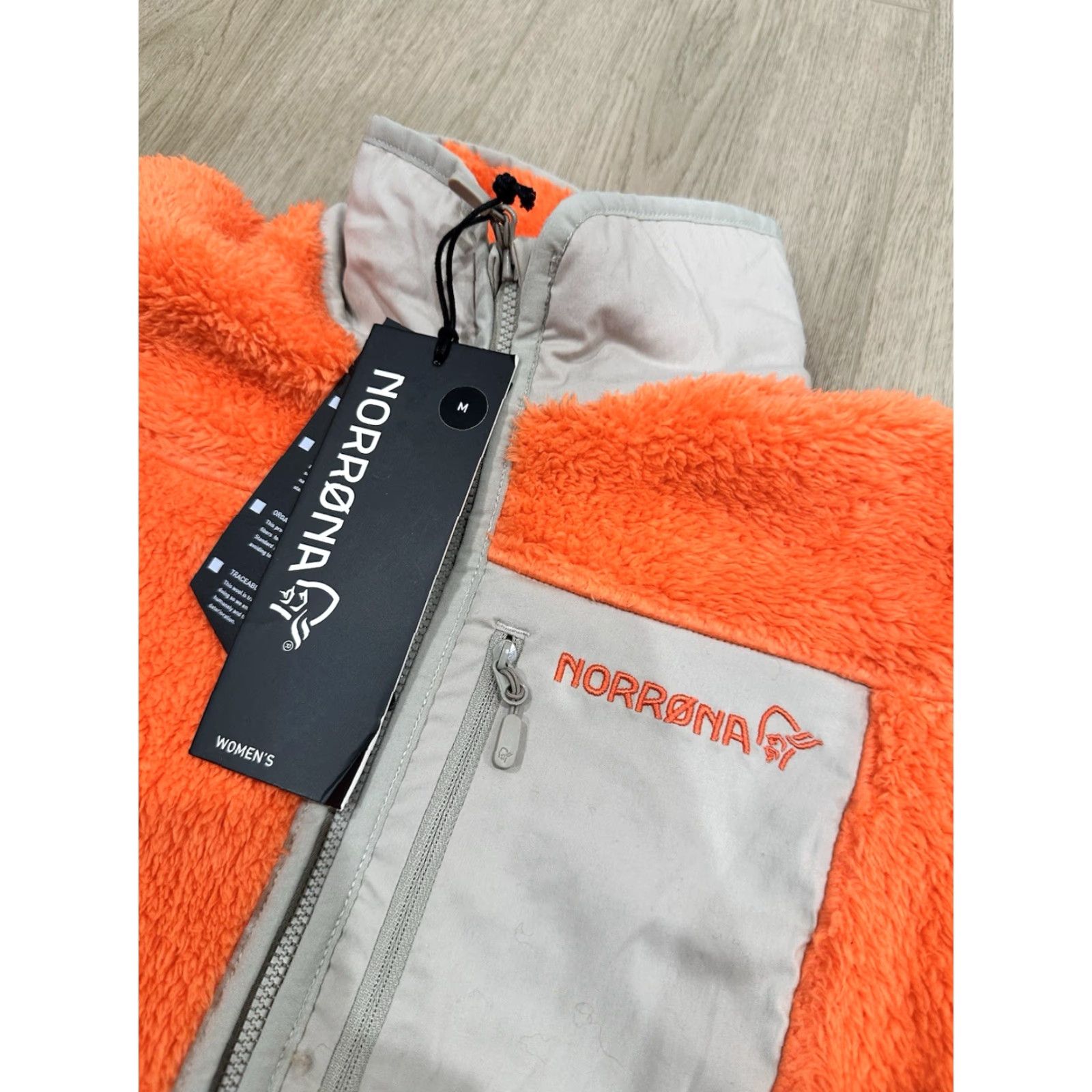 Vintage Norrona Femund Warm3 Fleece Jacket Womens Medium Full Zip Orange NWT Sample Size M / US 6-8 / IT 42-44 - 5 Thumbnail