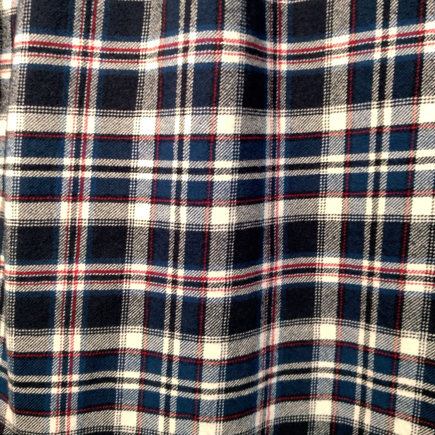 Vintage VINTAGE JAC HS Flannel Shirt LT Large Tall Blue Plaid Heavyweight Cotton Tartan Workwear Mens Large Tall Blue Plaid 1970s 80s Outdoorsy Work Shirt Size US L / EU 52-54 / 3 - 7 Thumbnail