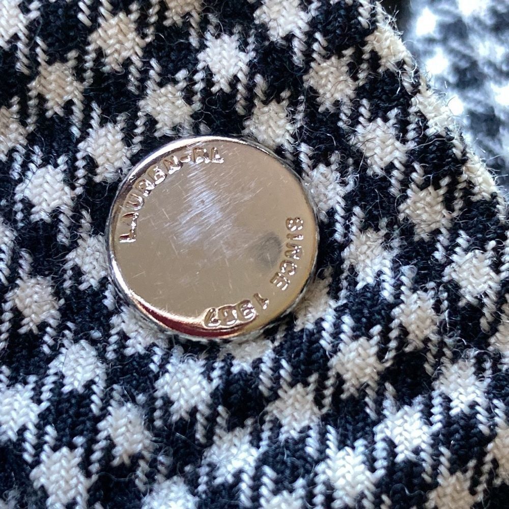 Ralph Lauren Vintage Houndstooth Check Ralph Lauren Womens Wool Shirt Size L Size L / US 10 / IT 46 - 12 Thumbnail