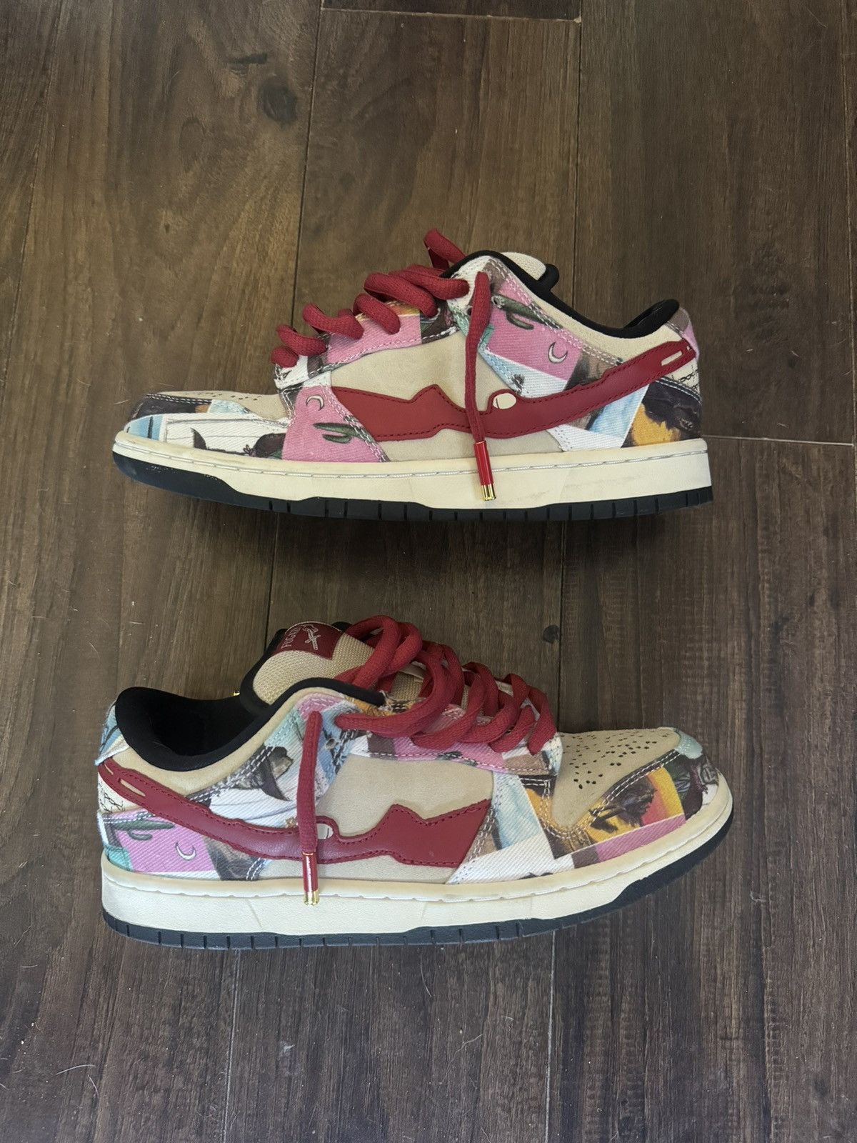 image of Fugazi Slugs Dunks Shoes in Brown, Men's (Size 8)