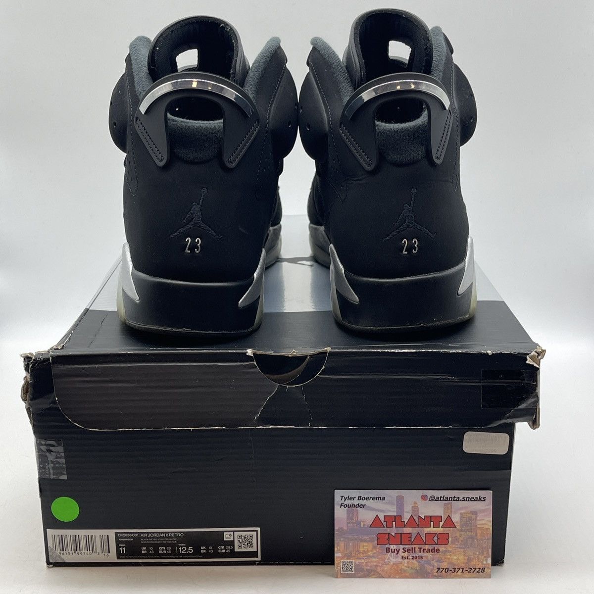 Jordan Brand Air Jordan 6 chrome Size US 11 / EU 44 - 3 Thumbnail