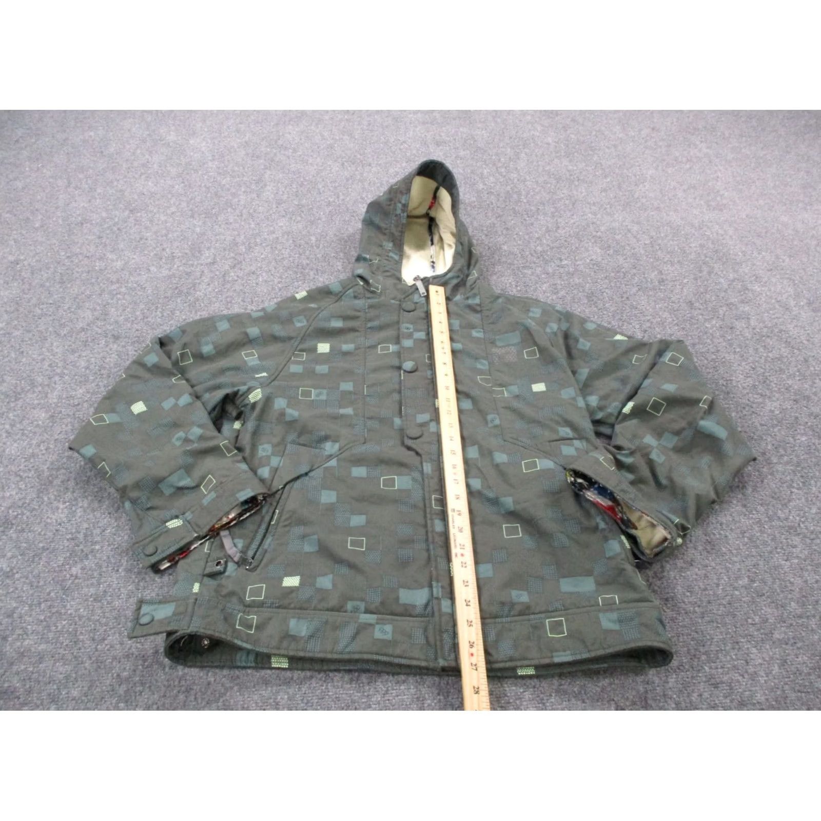 686 686 Jacket Mens M Green Graphic Print Softshell Snowboard Ski Outdoors Hiking Size US M / EU 48-50 / 2 - 3 Thumbnail