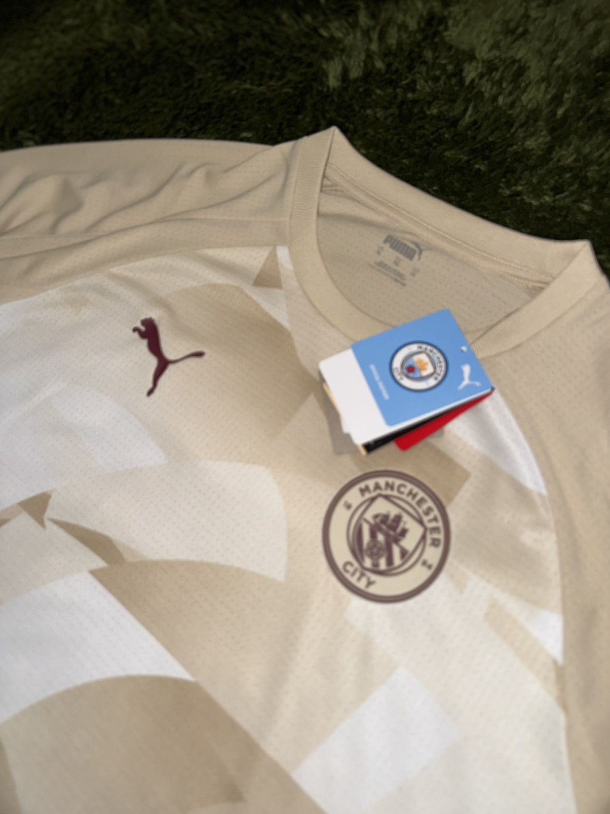 Puma [L] Puma Manchester City 23/24 Pre-Match Jersey (Non-mark) Size US L / EU 52-54 / 3 - 2 Thumbnail